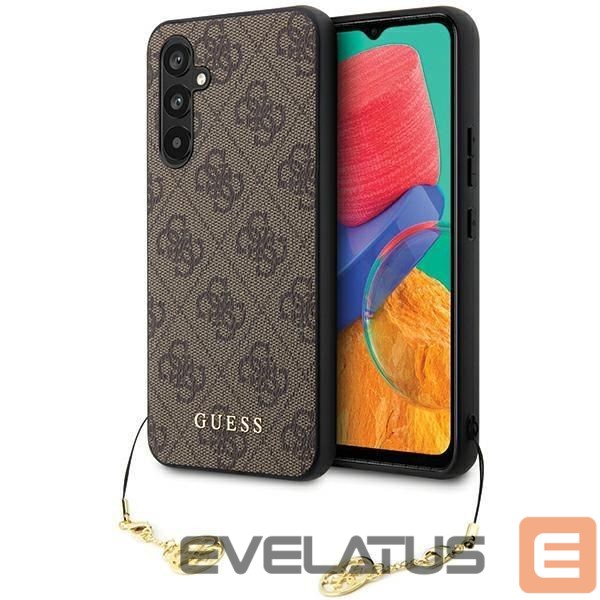 Nugarėlės dėklai Guess Guess GUHCS23FEGF4GBR S23 FE S711 brown/brown hardcase 4G Charms Collection