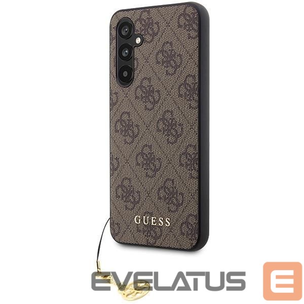 Nugarėlės dėklai Guess Guess GUHCS23FEGF4GBR S23 FE S711 brown/brown hardcase 4G Charms Collection