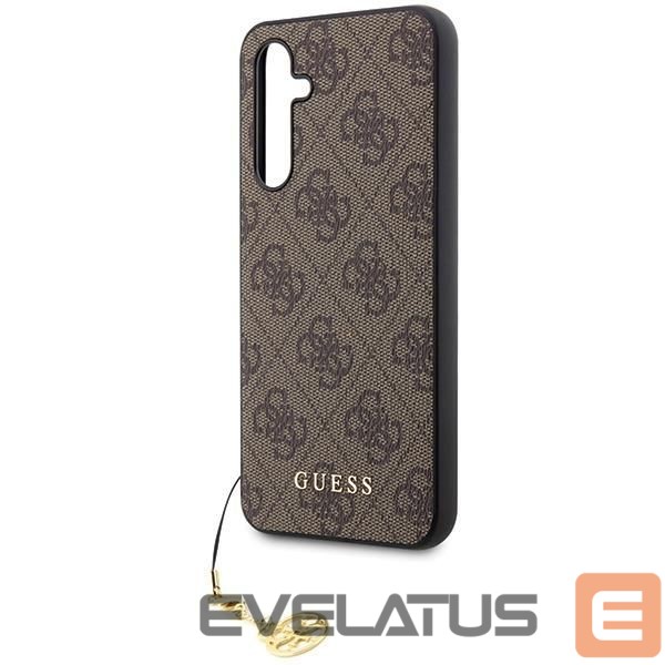 Nugarėlės dėklai Guess Guess GUHCS23FEGF4GBR S23 FE S711 brown/brown hardcase 4G Charms Collection