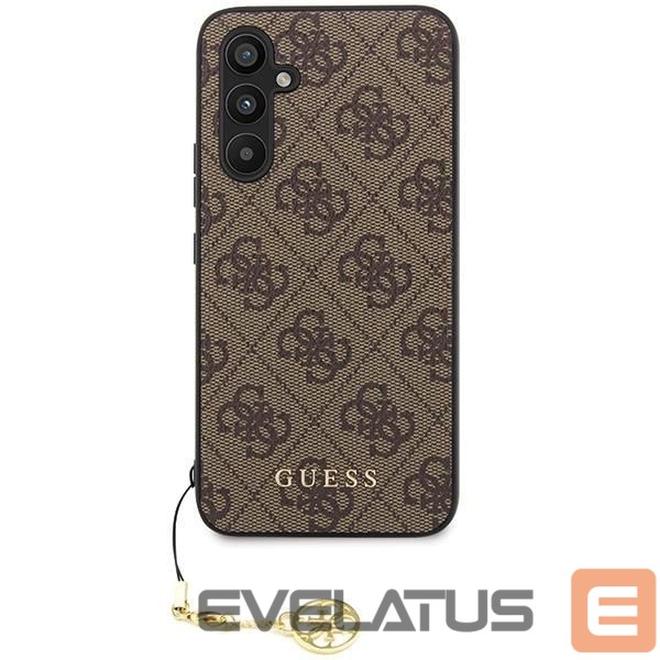 Nugarėlės dėklai Guess Guess GUHCS23FEGF4GBR S23 FE S711 brown/brown hardcase 4G Charms Collection