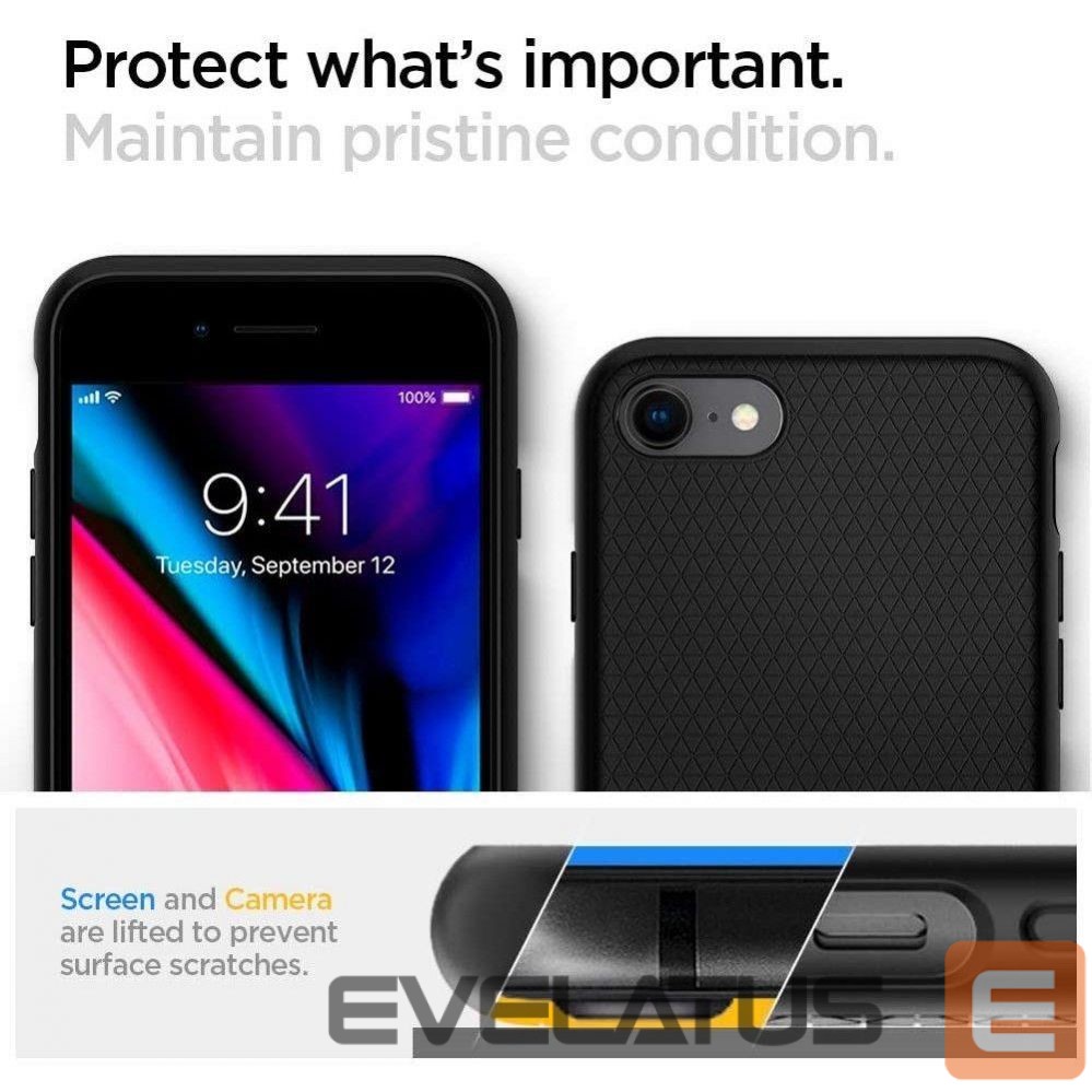 Nugarėlės dėklai Spigen Black