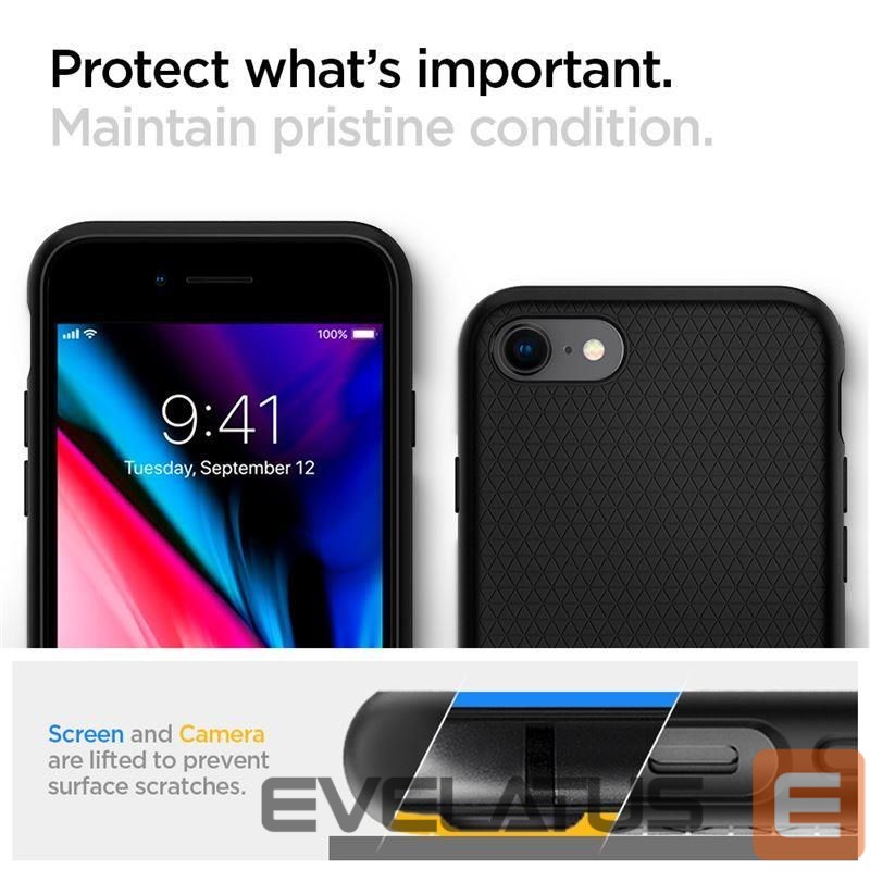 Nugarėlės dėklai Spigen Black