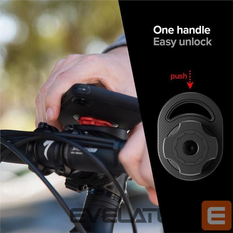 Automatinis laikiklis Spigen Spigen Gearlock MS100 Bike Handlebar Mount - Black