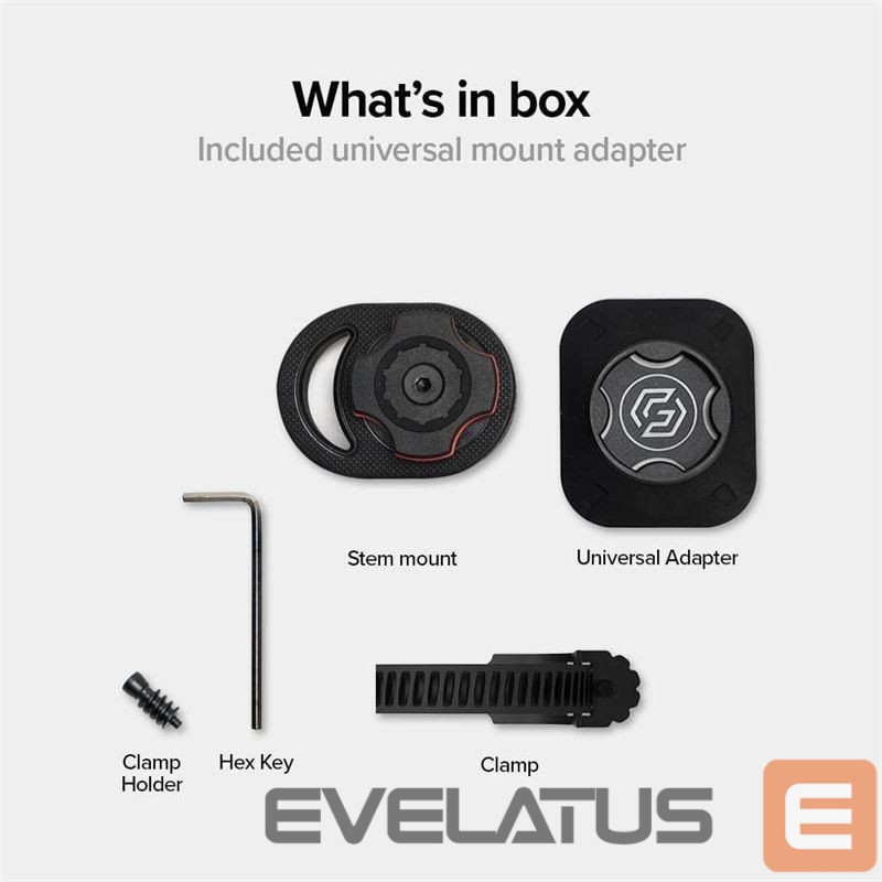 Automatinis laikiklis Spigen Spigen Gearlock MS100 Bike Handlebar Mount - Black