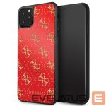 Nugarėlės dėklai Guess  Guess GUHCN654GGPRE iPhone 11 Pro Max red/red hard case 4G Double Layer Glitter