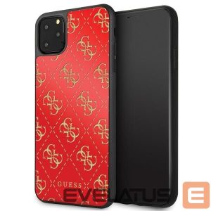 Nugarėlės dėklai Guess  Guess GUHCN654GGPRE iPhone 11 Pro Max red/red hard case 4G Double Layer Glitter