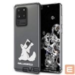 Nugarėlės dėklai Karl Lagerfeld  Karl Lagerfeld KLHCS69CFNRC S20 Ultra G988 transparent Choupette Fun 