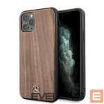 Nugarėlės dėklai Mercedes-Benz  Mercedes MEHCN65VWOLB iPhone 11 Pro Max hard case brązowy/brown Wood Line Walnut 