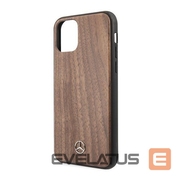 Nugarėlės dėklai Mercedes-Benz Mercedes MEHCN65VWOLB iPhone 11 Pro Max hard case brązowy/brown Wood Line Walnut