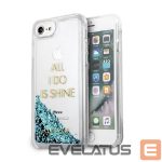 Nugarėlės dėklai Guess  Guess GUHCP7GLUQBL iPhone 6/7/8 /SE 2020 / SE 2022 blue/blue hard case Liquid Glitter Party