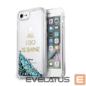 Nugarėlės dėklai Guess  Guess GUHCP7GLUQBL iPhone 6/7/8 /SE 2020 / SE 2022 blue/blue hard case Liquid Glitter Party