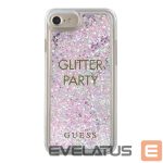 Nugarėlės dėklai Guess  Guess GUHCP7GLUQPU iPhone 6/7/8 /SE 2020 / SE 2022 purple/purple hard case Liquid Glitter Party