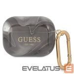 Nugarėlės dėklai Guess  Guess GUAPUNMK AirPods Pro cover black/black Marble Collection