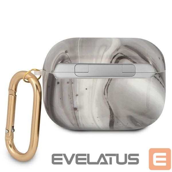 Nugarėlės dėklai Guess Guess GUAPUNMK AirPods Pro cover black/black Marble Collection
