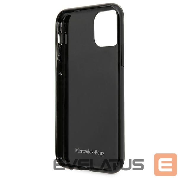 Nugarėlės dėklai Mercedes-Benz Mercedes Silver Stars Pattern Case for iPhone 11 / Xr - Black