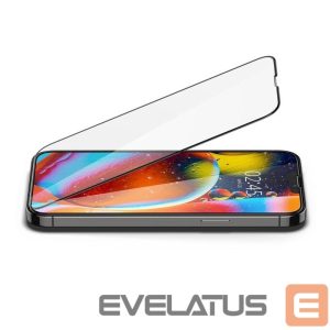 Apsauginiai stiklai Spigen  Spigen Glass FC Tempered Glass for iPhone 13 / 13 Pro / 14 / 16e - Black 