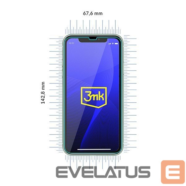 Apsauginiai stiklai 3MK Apple iPhone 11 - 3mk FlexibleGlass