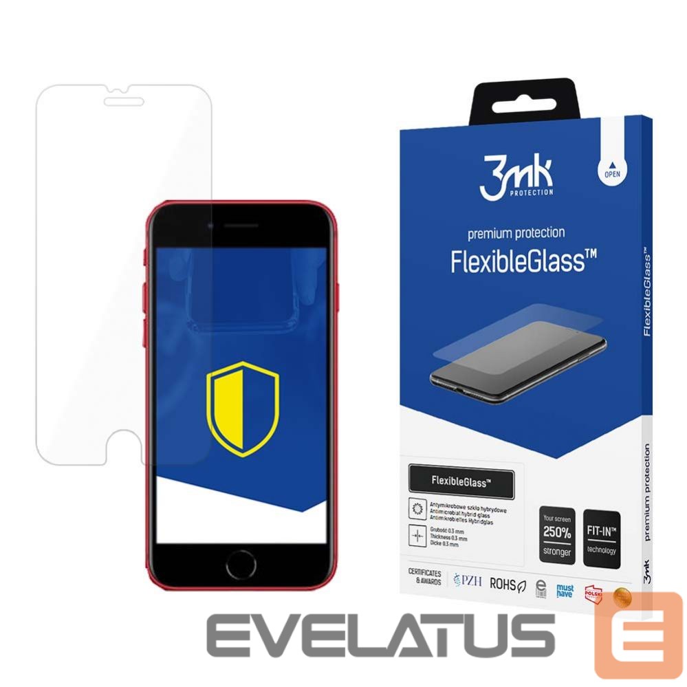 Apsauginiai stiklai 3MK Apple iPhone SE 2022 - 3mk FlexibleGlass