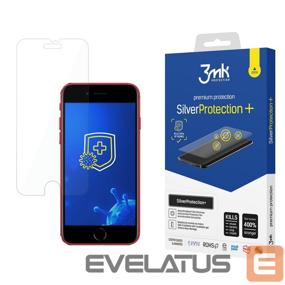 Apsauginiai stiklai 3MK Apple iPhone 7/8/SE 2020/2022 - 3mk SilverProtection+