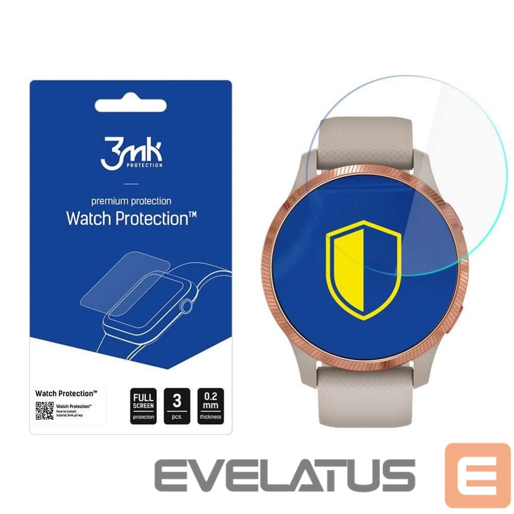 Apsauginiai stiklai 3MK Garmin Venu - 3mk Watch Protection v. ARC+