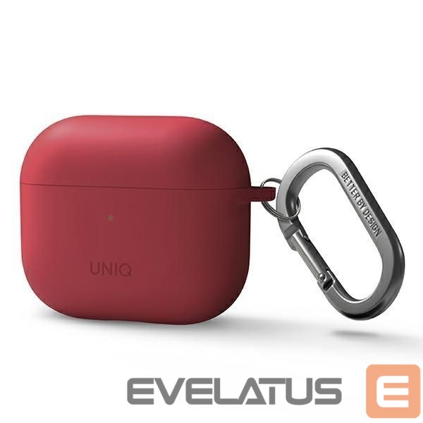 Nugarėlės dėklai UNIQ Uniq Nexo case for AirPods 3 + Ear Hooks Silicone - red