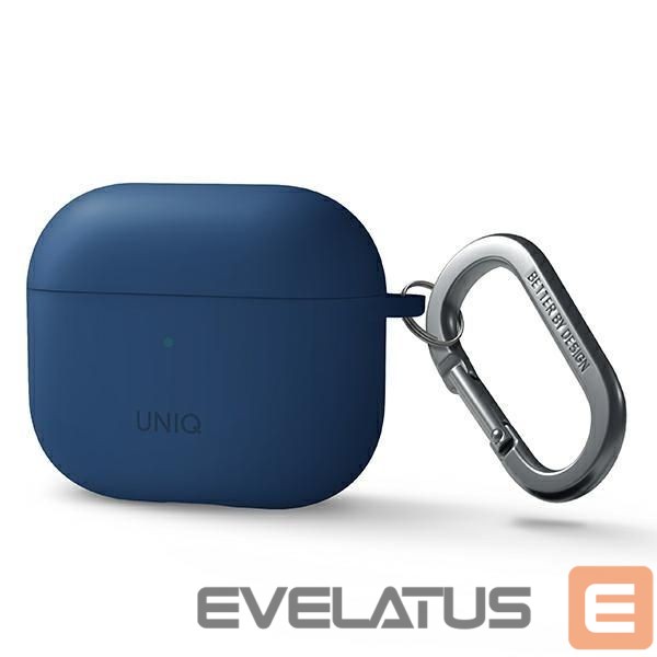 Nugarėlės dėklai UNIQ Uniq Nexo case for AirPods 3 + Ear Hooks Silicone - blue