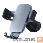 Automatinis laikiklis Baseus  Baseus Metal Age II gravitational car phone holder for ventilation grille dark gray (SUJS000013) 