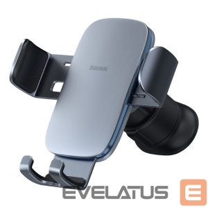 Automatinis laikiklis Baseus  Baseus Metal Age II gravitational car phone holder for ventilation grille dark gray (SUJS000013) 