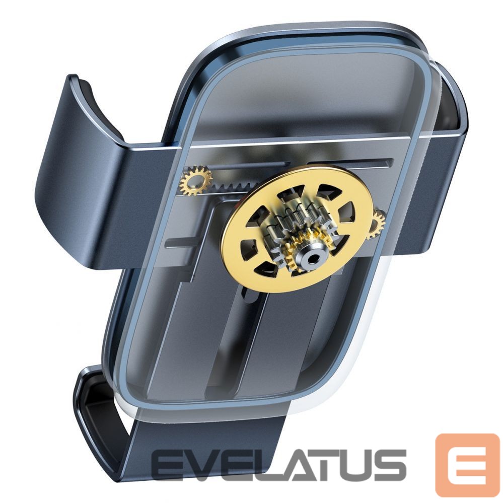 Automatinis laikiklis Baseus Baseus Metal Age II gravitational car phone holder for ventilation grille dark gray (SUJS000013)