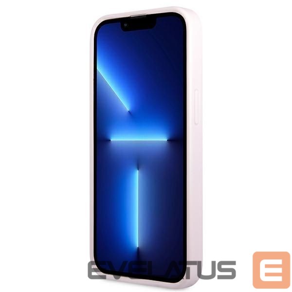 Nugarėlės dėklai Guess Guess GUHCP13LPSASBPU iPhone 13 Pro / 13 6.1" purple/purple Saffiano Hot Stamp & Metal Logo