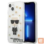 Nugarėlės dėklai Karl Lagerfeld  Karl Lagerfeld KLHCP13SHFLT iPhone 13 mini 5,4" przezroczysty/transparent Flower Ikonik Karl 