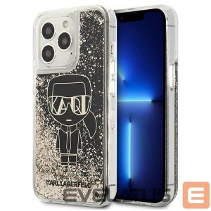 Nugarėlės dėklai Karl Lagerfeld  Karl Lagerfeld KLHCP13XLGGKBK iPhone 13 Pro Max 6,7" czarny/black hardcase Liquid Glitter Gatsby 