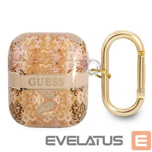 Nugarėlės dėklai Guess  Guess GUA2HHFLD AirPods cover gold/gold Paisley Strap Collection