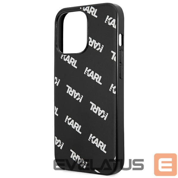 Nugarėlės dėklai Karl Lagerfeld Karl Lagerfeld Allover Case for iPhone 13 Pro / iPhone 13 - Black