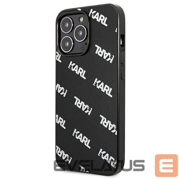 Nugarėlės dėklai Karl Lagerfeld Karl Lagerfeld Allover Case for iPhone 13 Pro / iPhone 13 - Black