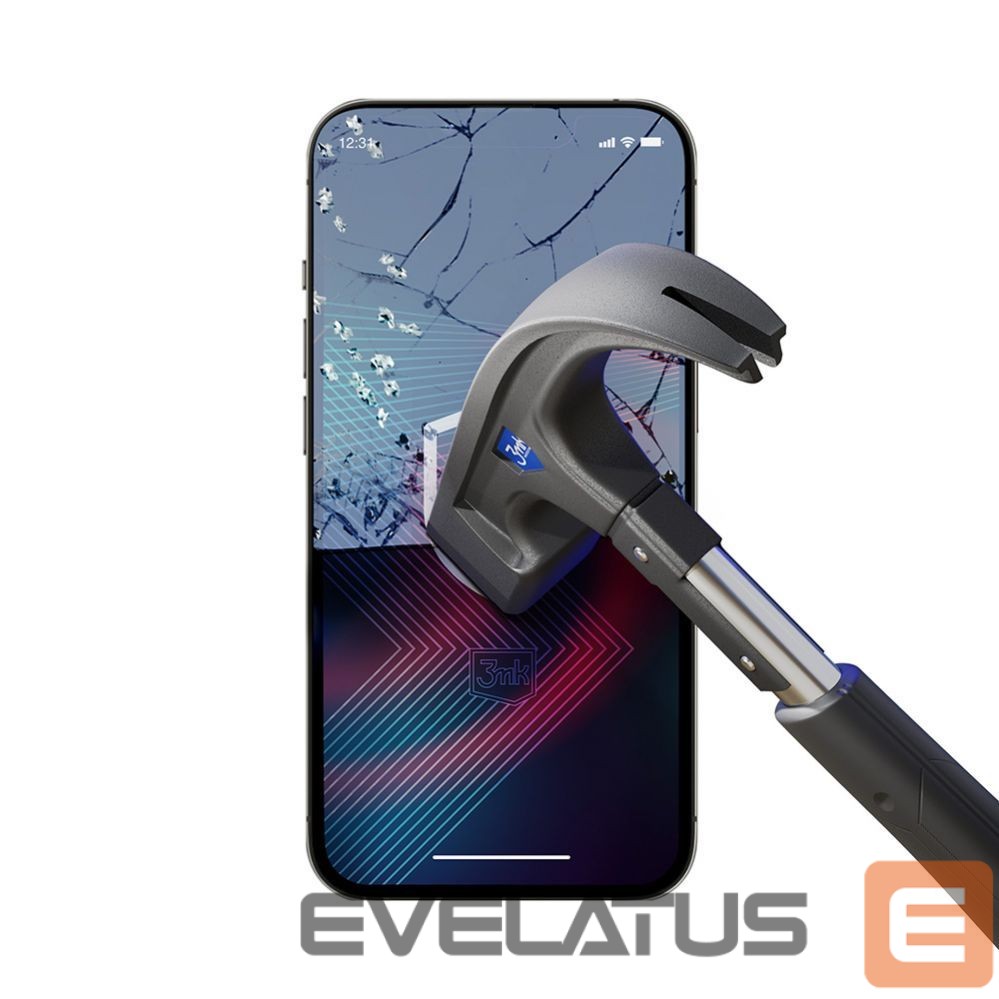 Apsauginiai stiklai 3MK Tempered glass for iPhone 14 Pro / iPhone 14 hybrid flexi 7H from the 3mk FlexibleGlass series