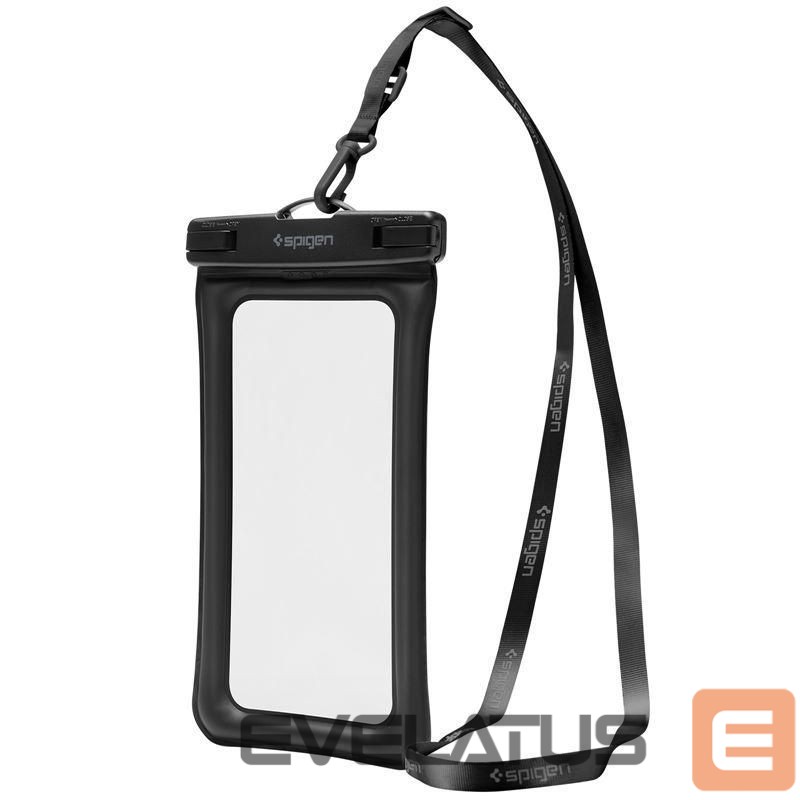 Universalus sporto dėklas Spigen Spigen Aqua Shield A621 Waterproof Hip Bag + Floating Case - Black