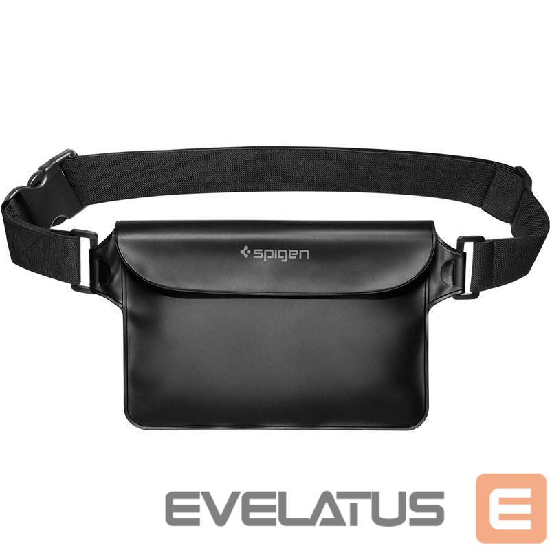 Universalus sporto dėklas Spigen Spigen Aqua Shield A621 Waterproof Hip Bag + Floating Case - Black