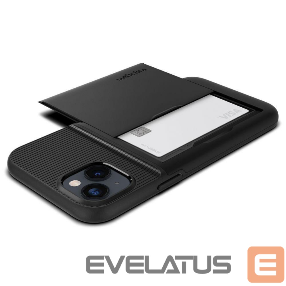 Nugarėlės dėklai Spigen Spigen Slim Armor CS Case for iPhone 14 Plus - Black