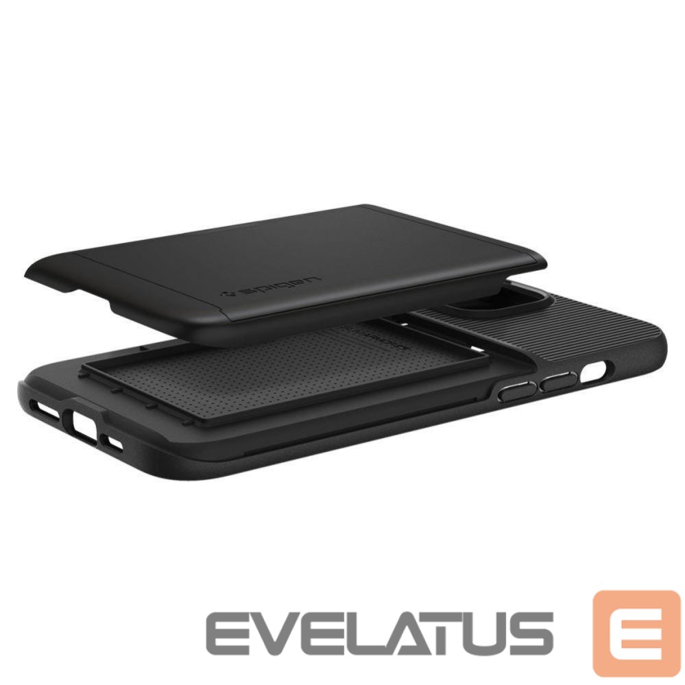 Nugarėlės dėklai Spigen Spigen Slim Armor CS Case for iPhone 14 Plus - Black