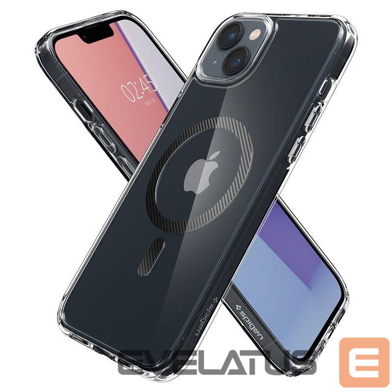 Nugarėlės dėklai Spigen Transparent || Gray