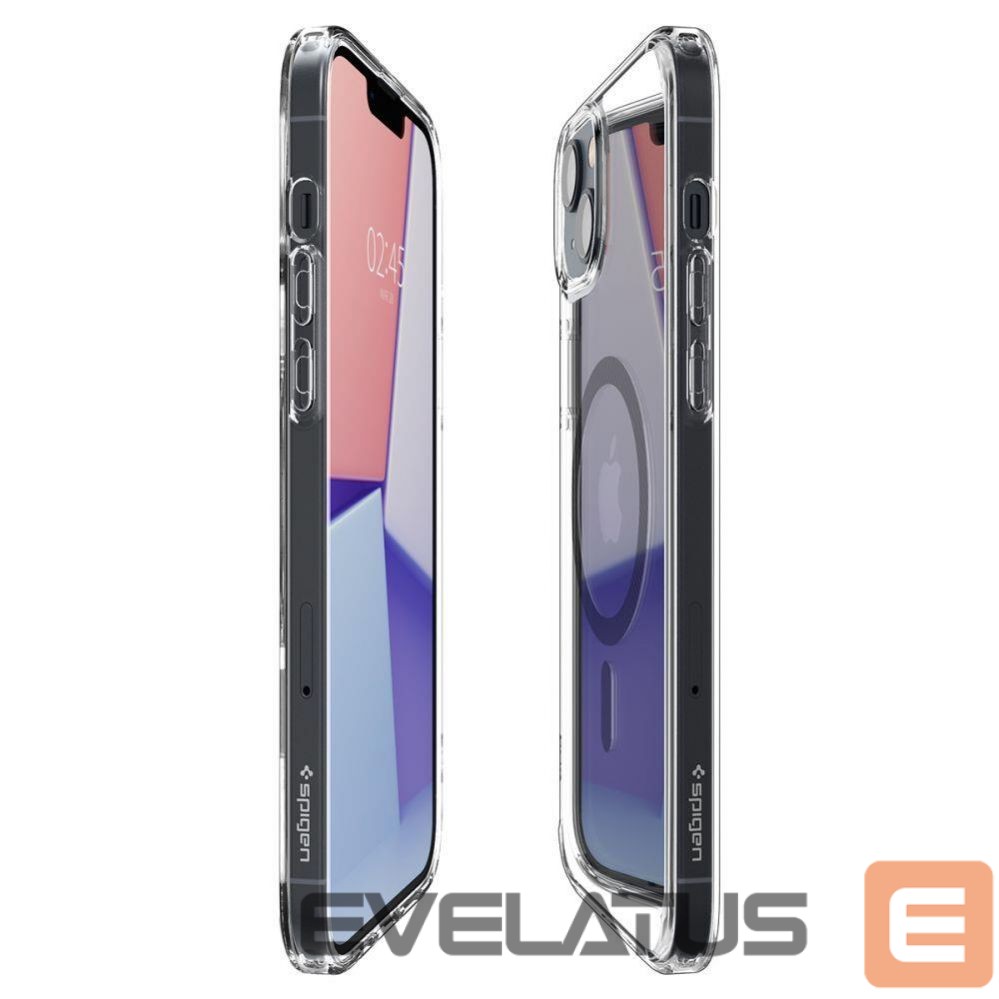 Nugarėlės dėklai Spigen Transparent || Gray