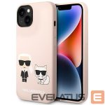Nugarėlės dėklai Karl Lagerfeld  Karl Lagerfeld KLHMP14MSSKCI iPhone 14 Plus 6.7 "hardcase light pink / light pink Silicone Karl & Choupette Magsafe 