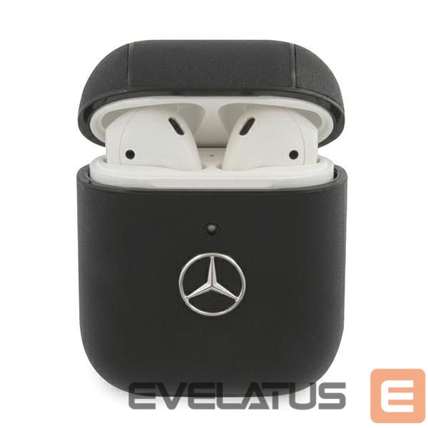 Nugarėlės dėklai Mercedes-Benz Mercedes Electronic Line case for AirPods 1/2 - black