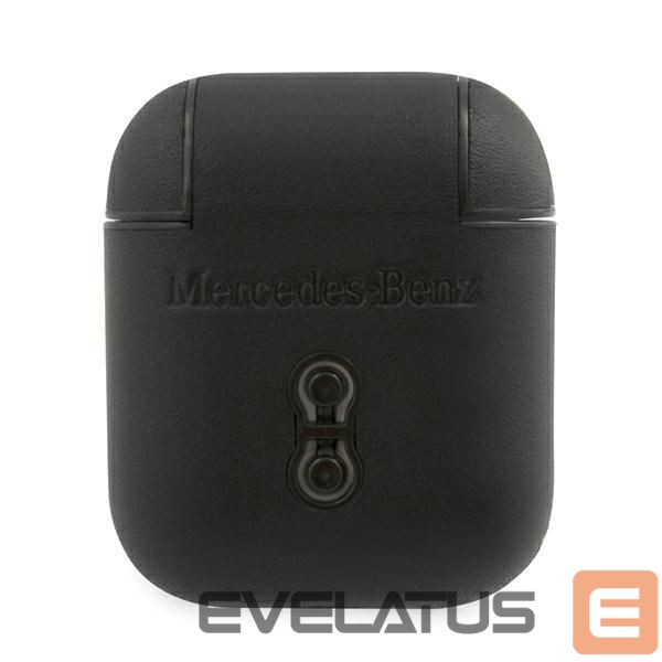 Nugarėlės dėklai Mercedes-Benz Mercedes Electronic Line case for AirPods 1/2 - black