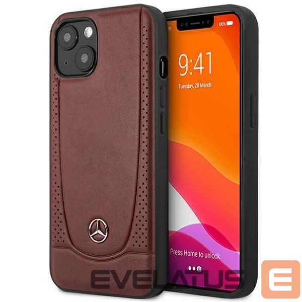 Nugarėlės dėklai Mercedes-Benz Mercedes MEHCP14MARMRE iPhone 14 Plus 6.7 "red / red hardcase Leather Urban Bengale