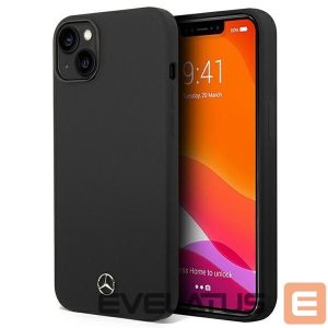 Nugarėlės dėklai Mercedes-Benz  Mercedes Silicone Line case for iPhone 14 Plus - black 