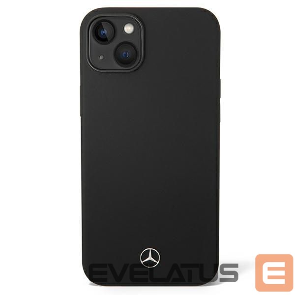 Nugarėlės dėklai Mercedes-Benz Mercedes Silicone Line case for iPhone 14 Plus - black