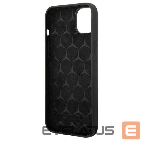 Nugarėlės dėklai Mercedes-Benz Mercedes Silicone Line case for iPhone 14 Plus - black