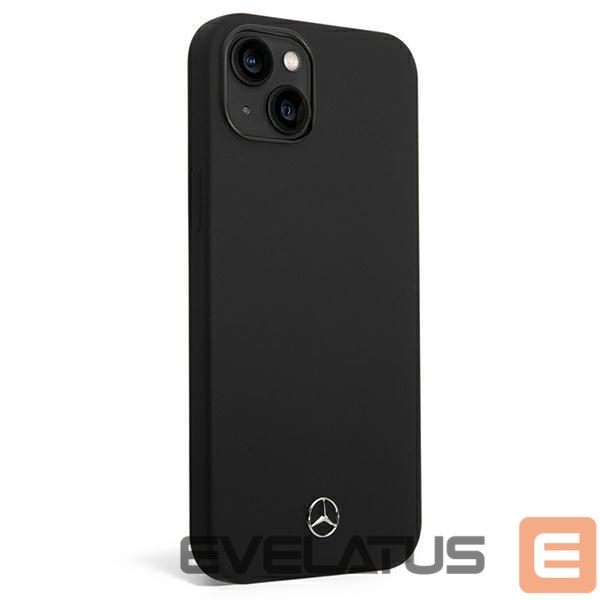 Nugarėlės dėklai Mercedes-Benz Mercedes Silicone Line case for iPhone 14 Plus - black